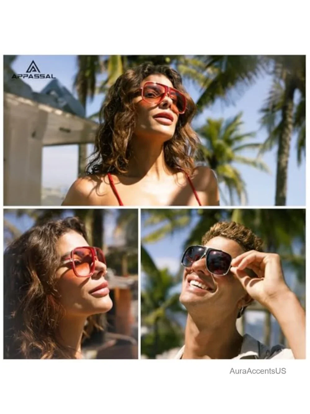 Retro Aviator Sunglasses Oversized UV400 Metal Hinges for Driving